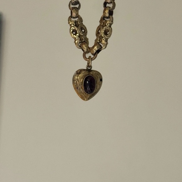 Victorian garnet bracelet 9ct/10ct acid tested. - Picture 2 of 16